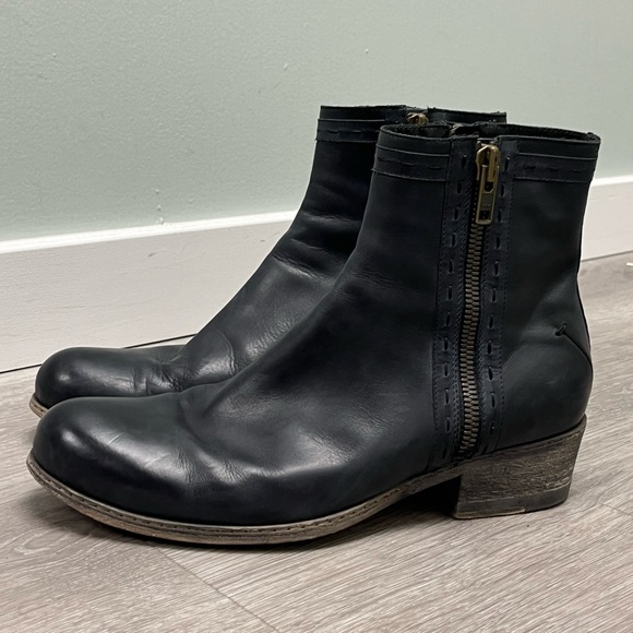 Costume National 40mm Double Zip Boot. Size US 8.5 DESIGNER 6 - Picture 1 of 16